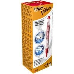 BIC Velleda Niet-permanent Whiteboard-marker Rood Medium Ronde punt 1 - 2,2 mm 12 Stuks (902089)