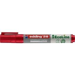 EDDING 28 Niet-permanent Whiteboard-marker Rood Medium Ronde punt 3 mm (4-28002)