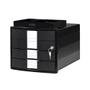 HAN IMPULS Ladeblok PS (polystyreen) Zwart 3 Lades 28 x 36,7 x 23,5 cm