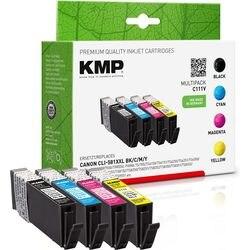 KMP Compatibel Canon CLI-581XXL BK/C/M/Y Inktcartridge Zwart, cyaan, magenta, geel (1577,0205)