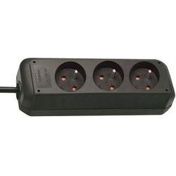 BRENNENSTUHL 1157504130 Eco-Line Stekkerdoos 3 Type E Stopcontacten 3 m Zwart (1157504130)