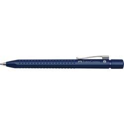 FABER-CASTELL Grip 2011 Intrekbaar Balpen Blauw 0,6 mm Extra breed Balpen Navulbaar (144163)