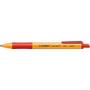 Stabilo pointball inklapbaar Balpen Rood 0.5 mm Medium Balpen Navulbaar Recycled