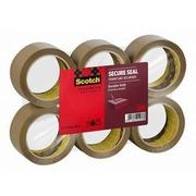 SCOTCH Secure Seal Verpakkingstape Bruin Sterk 50 mm (B) x 66 m (L) PP (Polypropyleen) 56 micron 6 Rollen