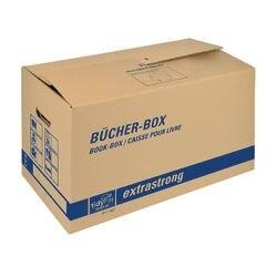TIDYPAC BOOK-BOX extrastrong Verhuisdoos Karton 300 (B) x 580 (D) x 340 (H) mm Bruin 5 Stuks (TP110.005.005)