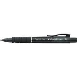 FABER-CASTELL Poly Ball View Intrekbaar Balpen Blauw 0,6 mm Extra breed Balpen Navulbaar (145755)