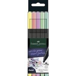 FABER-CASTELL Grip Fineliner 0,4 mm Kleurenassortiment 5 Stuks (151602)