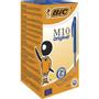 BIC M10 Original Intrekbaar Balpen Blauw 0,4 mm Medium Balpen 50 Stuks