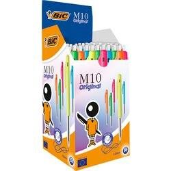 BIC Clic M10 Intrekbaar Balpen Blauw 0,7 mm Medium Balpen 50 Stuks (8935821)