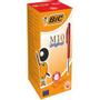 BIC Clic M10 Intrekbaar Balpen Rood 0,4 mm Medium Balpen 50 Stuks