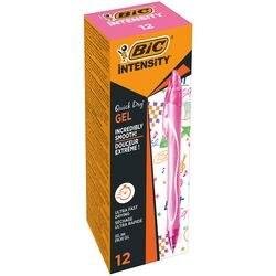 BIC Gel-ocity Quick Dry Intrekbaar Gelpen Roze 0,3 mm Medium Rollerball Navulbaar 12 Stuks (964777)