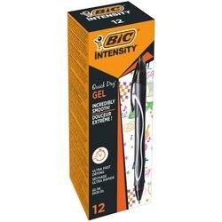 BIC Gel-ocity Quick Dry Intrekbaar Rollerballpen Zwart 0,3 mm Medium Rollerball 12 Stuks (949873)