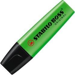 Stabilo BOSS ORIGINAL Tekstmarker Groen Breed Beitelpunt 2 - 5 mm Navulbaar (70-33)