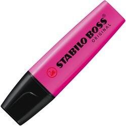Stabilo BOSS ORIGINAL Tekstmarker Paars Breed Beitelpunt 2 - 5 mm Navulbaar (70/58)