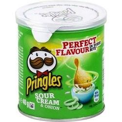 PRINGLES Sour Cream & Onion Chips 40 g 12 Stuks (26095x12)