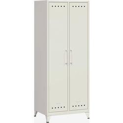 Bisley Fern Garderobe Metaal 700 x 510 x 1,800 mm Verkeerswit (FERMAX696)