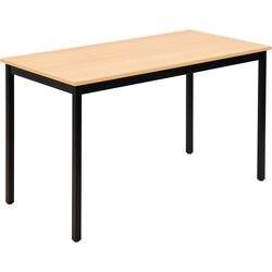 Sodematub Rechthoekig Tafel Zwart IJzer Zwart 1.400 x 700 x 740 mm (FT147RECT-1111)