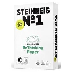 STEINBEIS Classic No.1 A4 Kopieerpapier 100% gerecycled 80 g/m² Glad Wit 500 Vellen (K1207501080A)