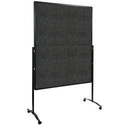 Legamaster Premium Plus Vilt Prikbord Vrijstaand 126 (B) x 58 (D) x 196 (H) cm Aluminium Antraciet (7-205610)