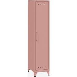Bisley Fern Garderobekast Metaal 3 Planken 380 x 510 x 1.800 mm Pastelroze (FERLOC3S620)