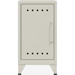 Bisley Fern Garderobekast Metaal Niet afsluitbaar 380 x 400 x 725 mm Verkeerswit (FERMINLH696)