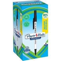 PAPERMATE Kilometrico Balpen Medium Zwart 50 Stuks (2187701)
