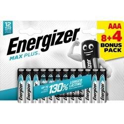 ENERGIZER Alkaline Batterijen Max Plus AAA LR03 1200 mAh 1,5 V Pak van 12 (437546)