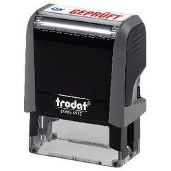 Trodat Gecontroleerd Kantoor stempel DE Blauw, Rood (43275)