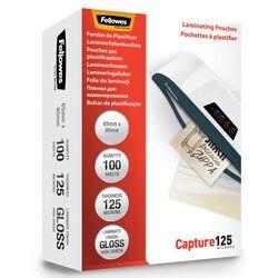 FELLOWES Capture Lamineerhoezen A6 Glanzend 125 micron Transparant 100 Stuks (5307201)