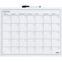 Desq Maandplanner Magnetisch Schroeven 50 (B) x 40 (H) cm Metaal Wit