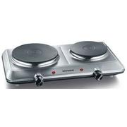 SEVERIN dubbele elektrische kookplaat rvs DK 1014 2500 W