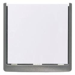 Durable deurbord kunststof,  acryl 14,9 x 14,85 cm (486237)