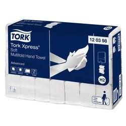 Tork Xpress  Papieren handdoek H2 M-vouw Wit 2-laags 120398 21 Stuks à 180 Vellen (120398)