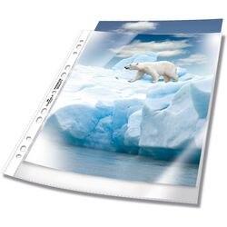 Durable Premium Showtassen A4 Generfd Transparant 80 micron PP (Polypropeen) Boven 11 Gaten 2683 100 Stuks (268319)