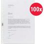 Durable Premium Showtassen A4 Glashelder Transparant 60 micron PP (Polypropeen) Boven 11 Gaten 267219 100 Stuks