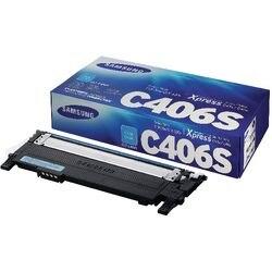 SAMSUNG CLT-C406S Origineel Tonercartridge Cyaan (ST984A)