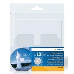 HERMA Archivering van CD- en DVD-accessoires CD-DVD hoesje Transparant PP (Polypropeen) 7688 10 Stuks (7688)