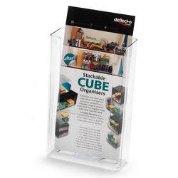 Deflecto DL Folderhouder Wandmontage Transparant 76001 11,2 x 4,3 x 16,5 cm (76001)