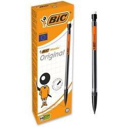 BIC Matic Vulpotlood HB - 0,7 mm met gum Grijs 12 Stuks (8209591)