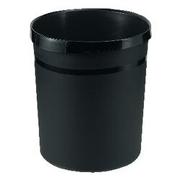 HAN Prullenbak 18 l Zwart PP (polypropeen) GRIP