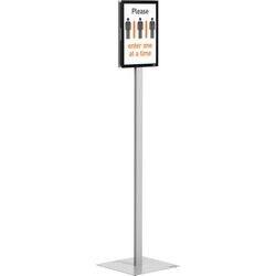 Durable Info Stand Basic Displaystandaard A4 Kunststof,  Metaal Antracietgrijs (501257)