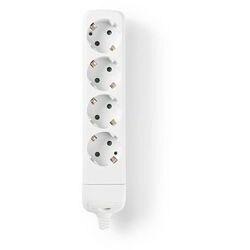 Nedis Stekkerdoos 4 stopcontacten (EXSO400F1WT)