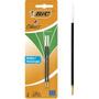 BIC 4 Colours Balpen navulling 0,4 mm 2 Stuks Groen