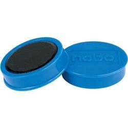 NOBO Whiteboard-magneten Blauw 1.5 kg draagkracht 38 mm 10 Stuks (1915306)