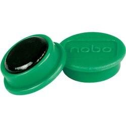 NOBO Whiteboard-magneten Groen 0.3 kg draagkracht 24 mm 10 Stuks (1915296)