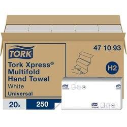 Tork Xpress Multifold Universal  Handdoek H2 Z-vouw Wit 1-laags 471093 20 Stuks à 250 Vellen (471093)