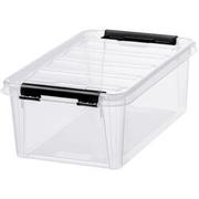 SMARTSTORE Classic Kunststof Opbergdoos 3,6 l Met deksel Transparant 19 x 30 x 11 cm