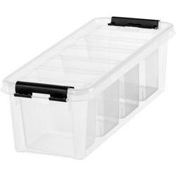 SMARTSTORE Classic Kunststof Opbergdoos 3,5 l Met deksel Transparant 14 x 38 x 11 cm (3458710)
