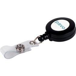 PAVO Afrolmechanisme voor badge 8033041 Zwart 6 cm x 8 cm 10 Stuks (8033041)