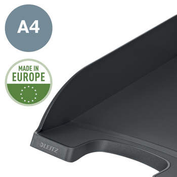 LEITZ Plus Brievenbak 5227  A4 PS (Polystyreen) 25,5 x 35,7 x 7 cm Geel (5227-00-15)